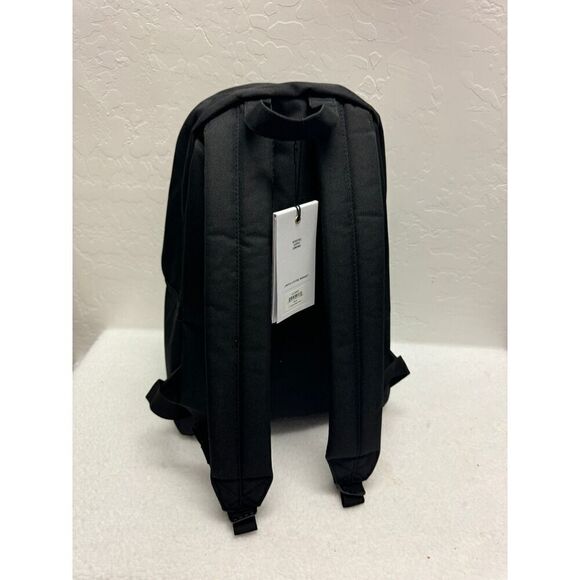 Herschel Black Classic Backpack Front Pocket Intel Logo 100 Polyester Size OS - Picture 4 of 9